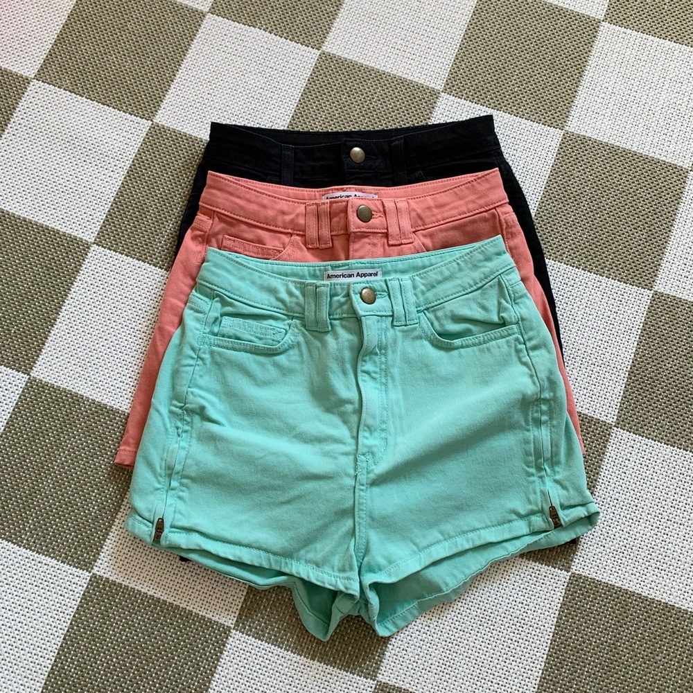 American Apparel shorts/skirt bundle